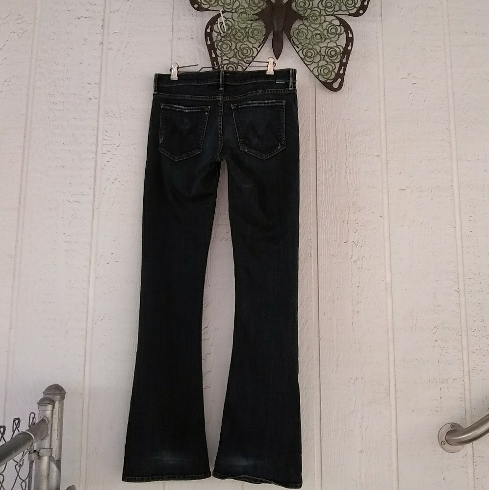 MOTHER Women’s Dark Wash Boot Cut Jeans
